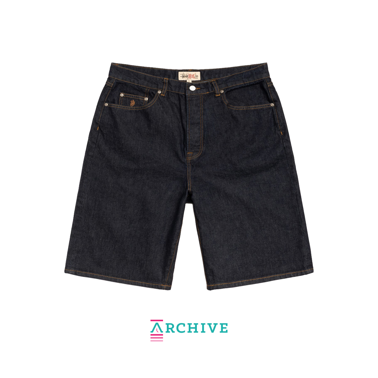 Stussy Raw 'Denim' Big Ol Shorts Raw - Size 29 (ARCHIVE)