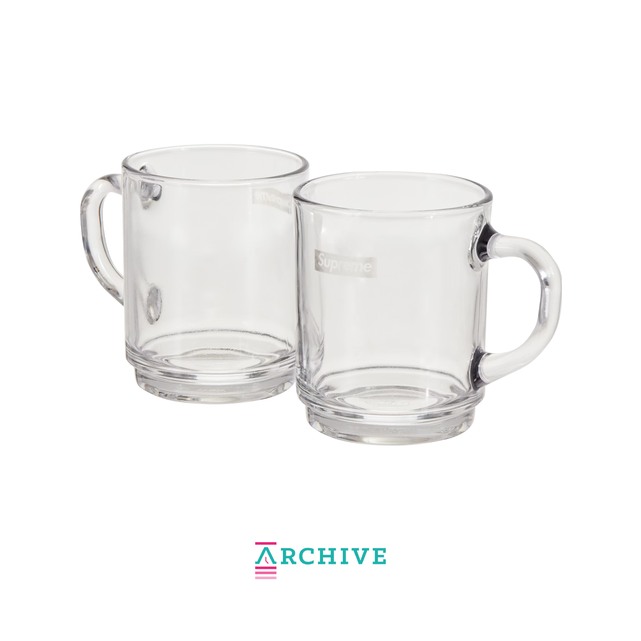 Supreme Duralex Glass Mugs (Set of 4) 'Clear' - (ARCHIVE)