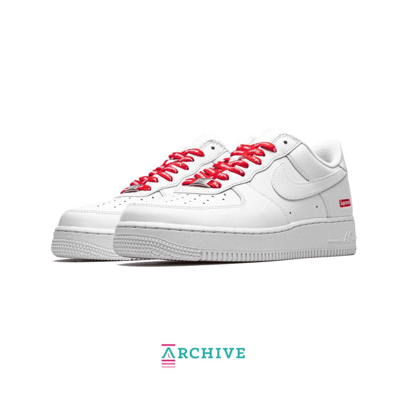Supreme x Nike Air Force 1 Low 'White' - Size 36.5 (ARCHIVE)