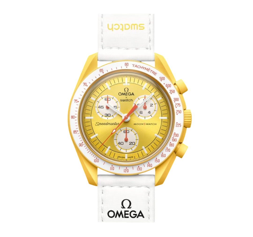 OMEGA × swatch MISSION YO THE SUN 新品未使用 Swatch x Omega Bioceramic Moonswatch 'Mission to the Sun' | The Attic