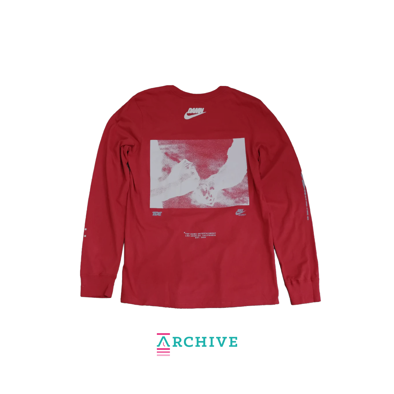 TDE x Nike Swoosh Long Sleeve TDE - Size L (ARCHIVE)