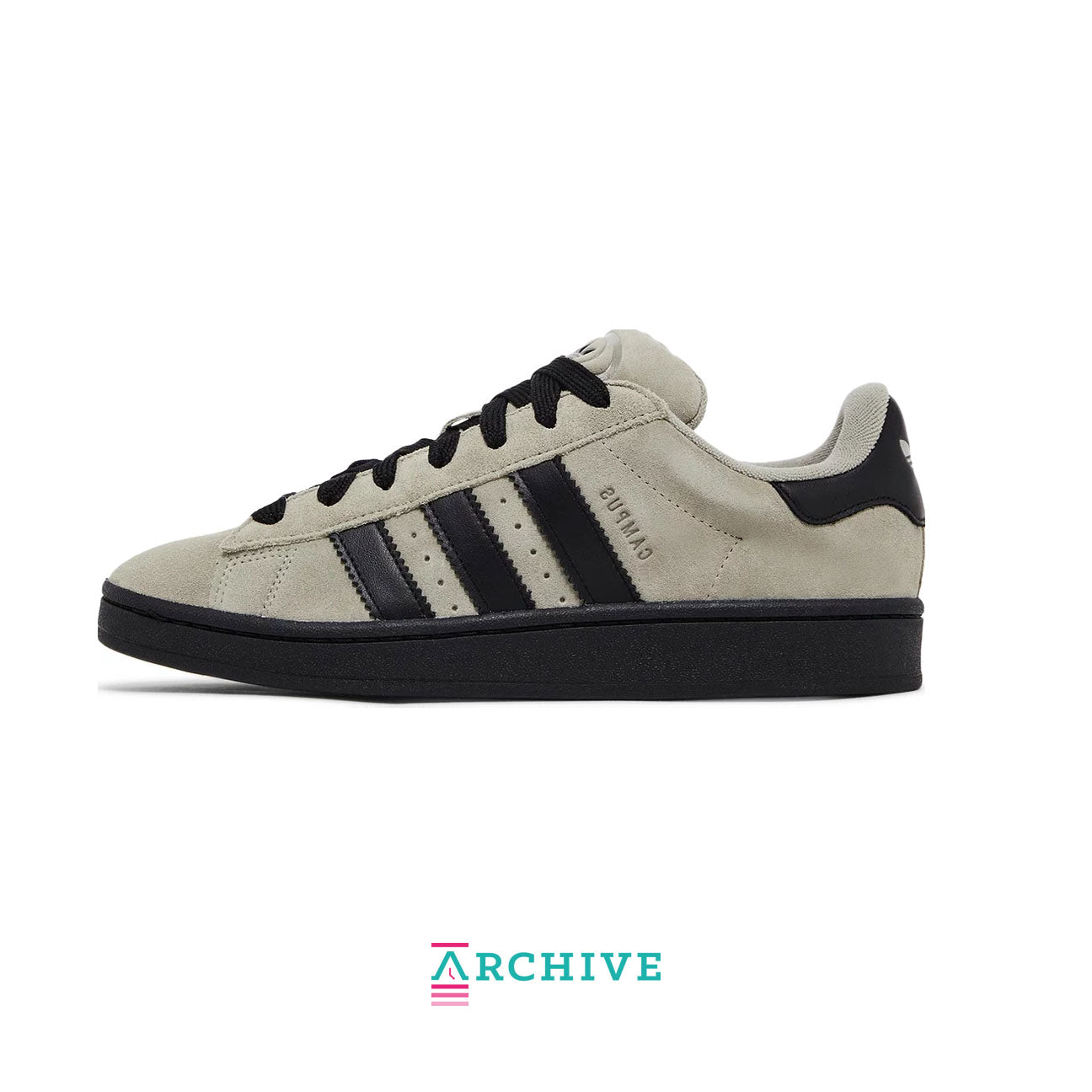 Adidas Campus 00s 'Silver Pebble Core Black' - Size 38 (ARCHIVE)