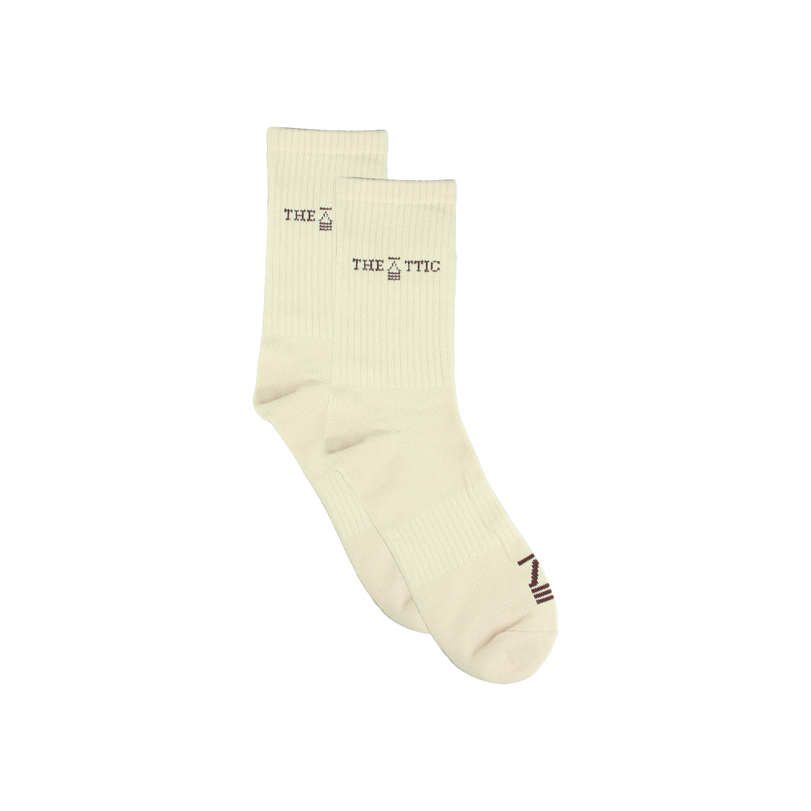 The Attic Essential Socken „Creme-Schoko“