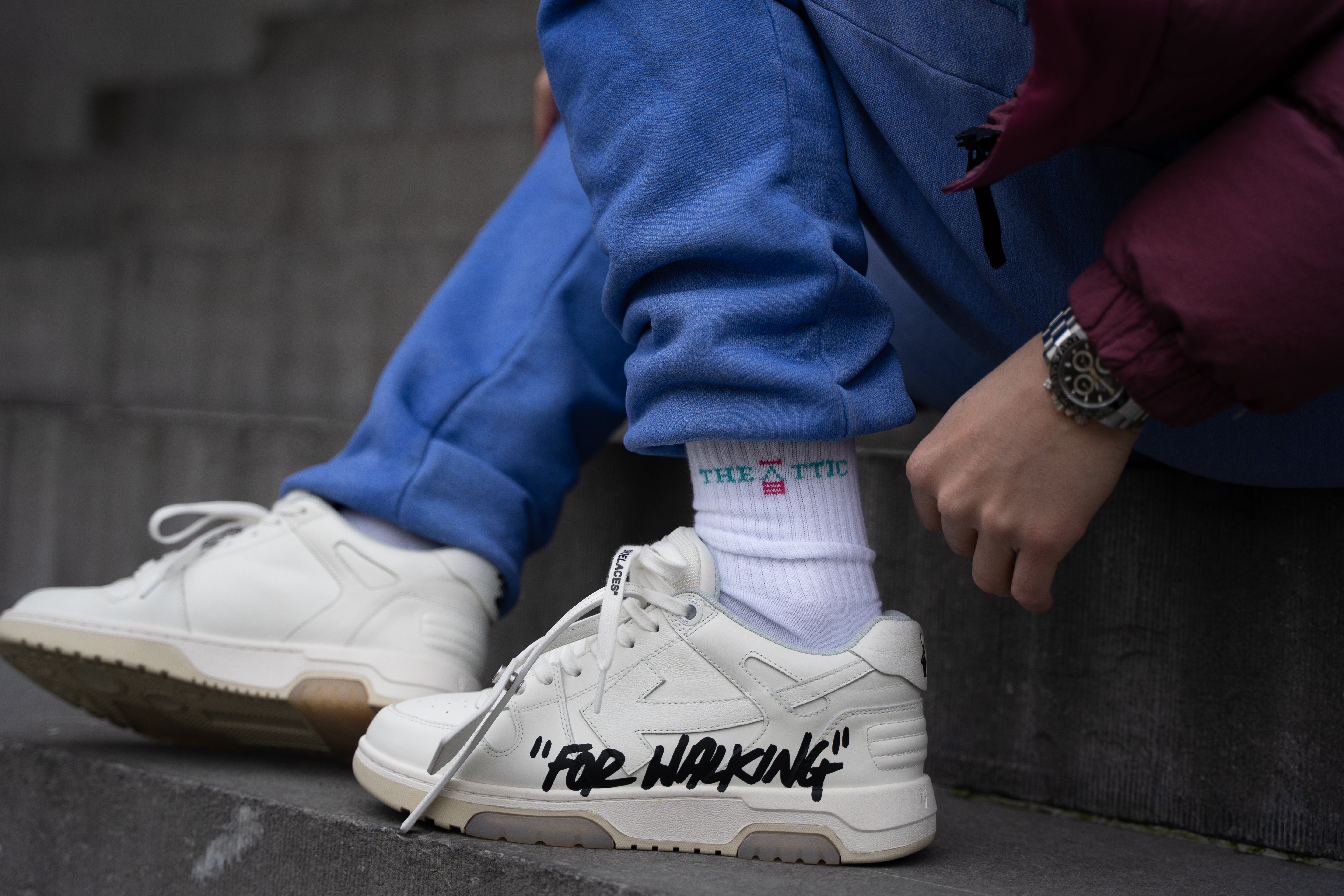 The Attic Essential Socks 'White'-9568792576330-The Attic