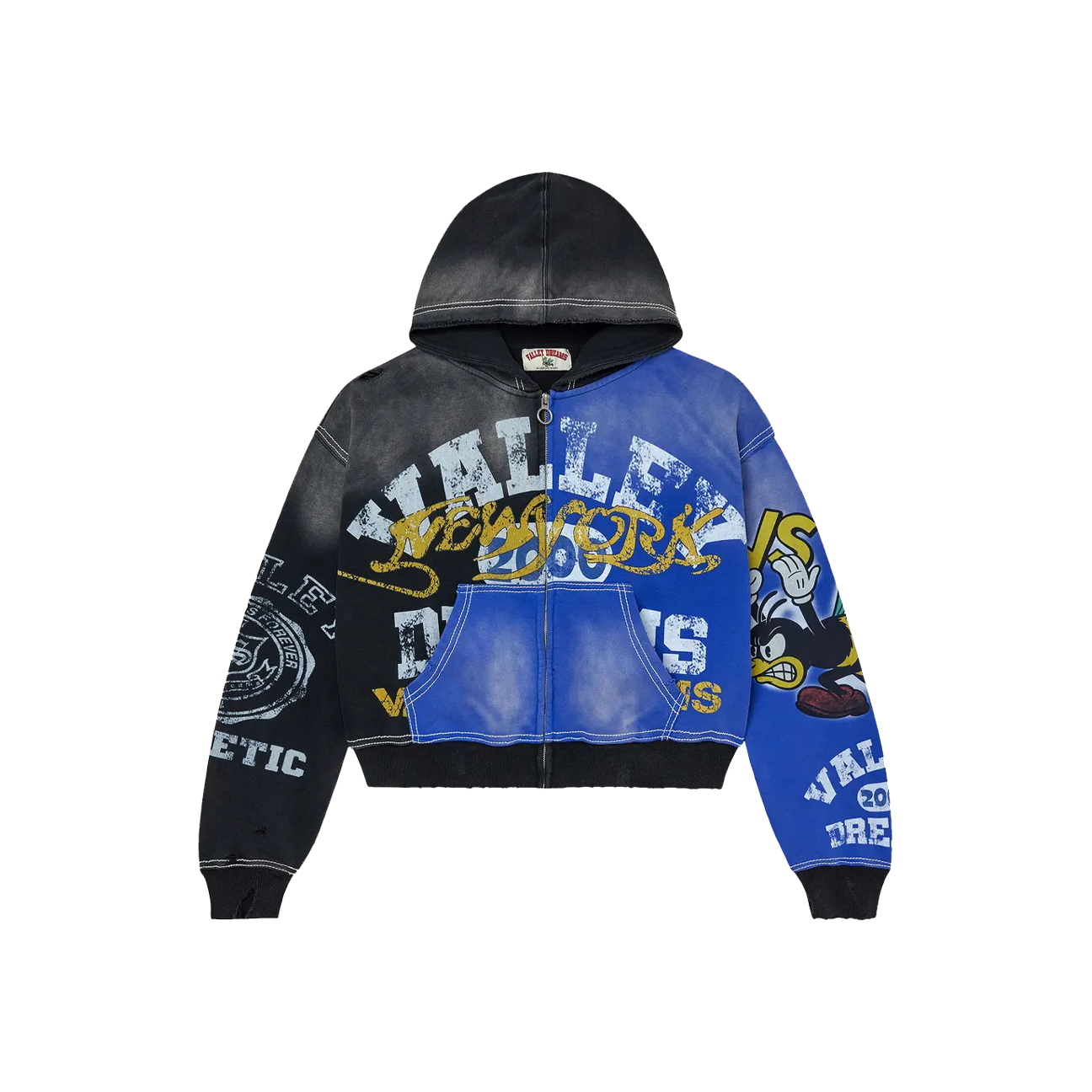Vale Forever Bipolar Big Zip Up 'Black Blue'