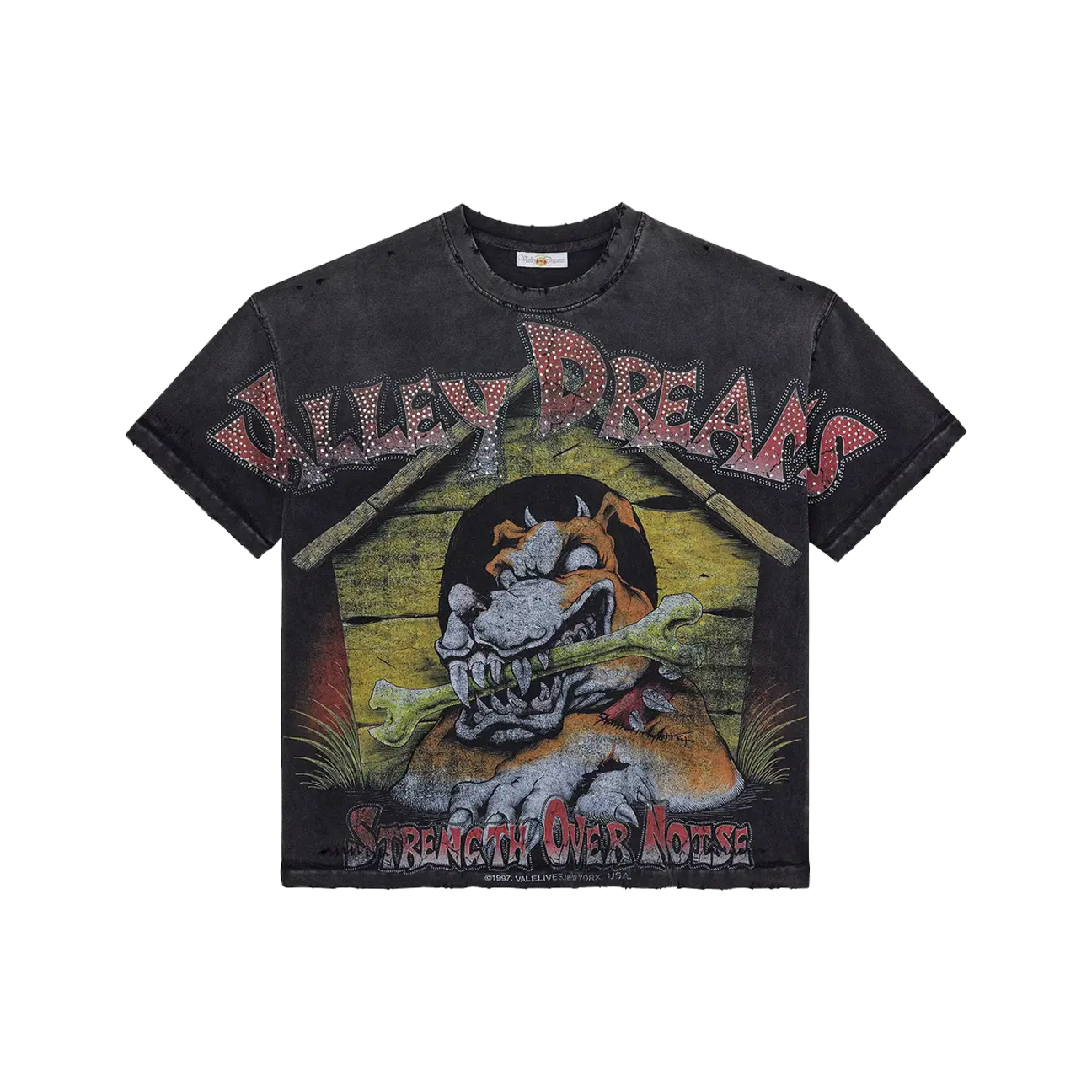 Vale Forever Doghouse Bling Tee 'Black'