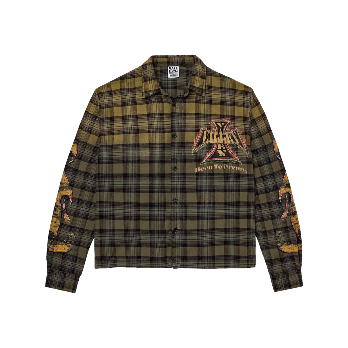 Vale Forever Reborn Flannel 'Green'