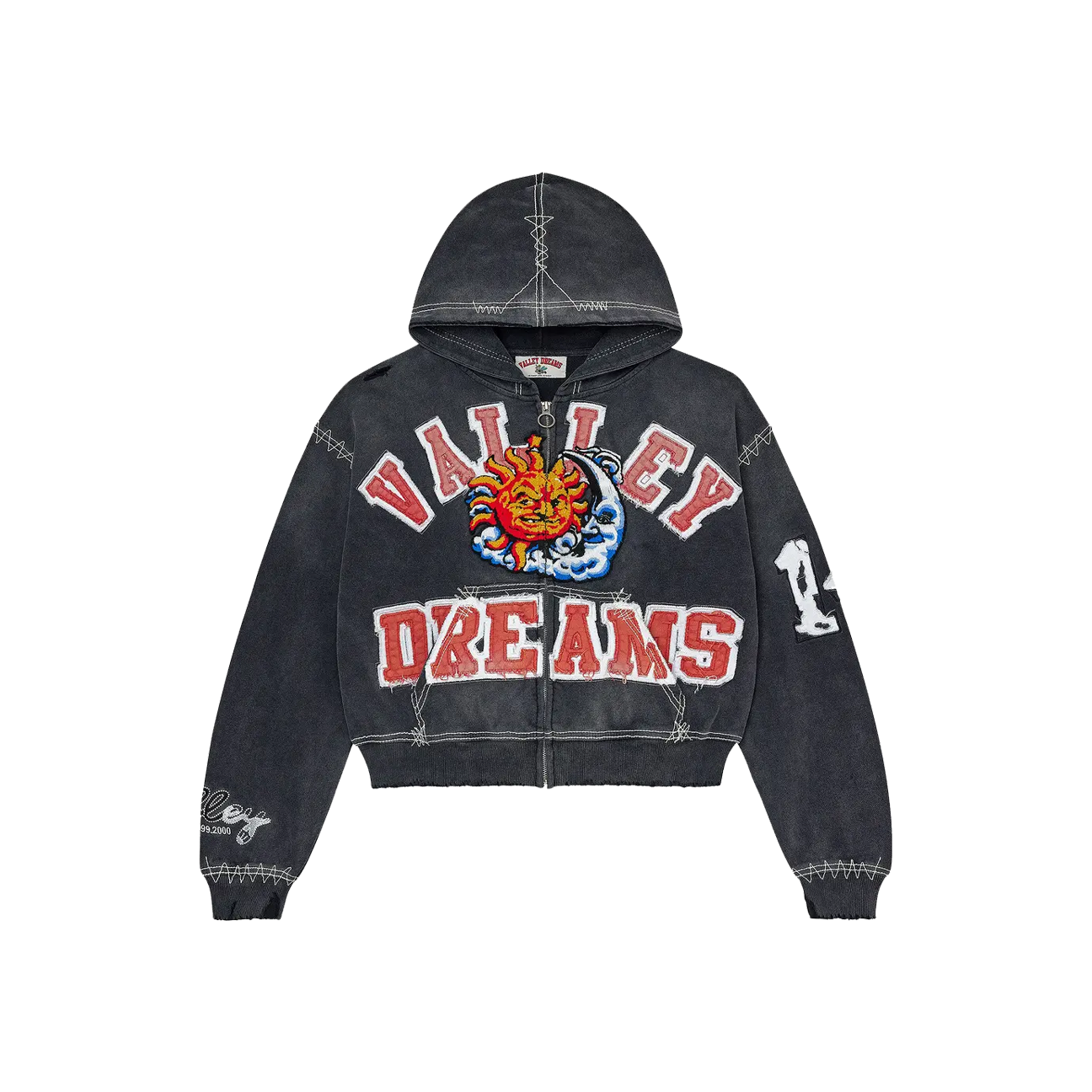 Vale Forever Sunny Zip Up 'Black'