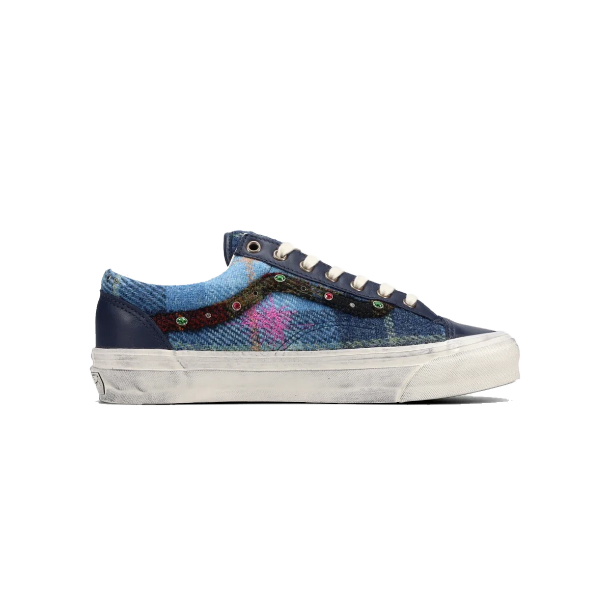 Vans Old Skool 36 Harris Tweed Blue Multi 'Blue Multicolor'