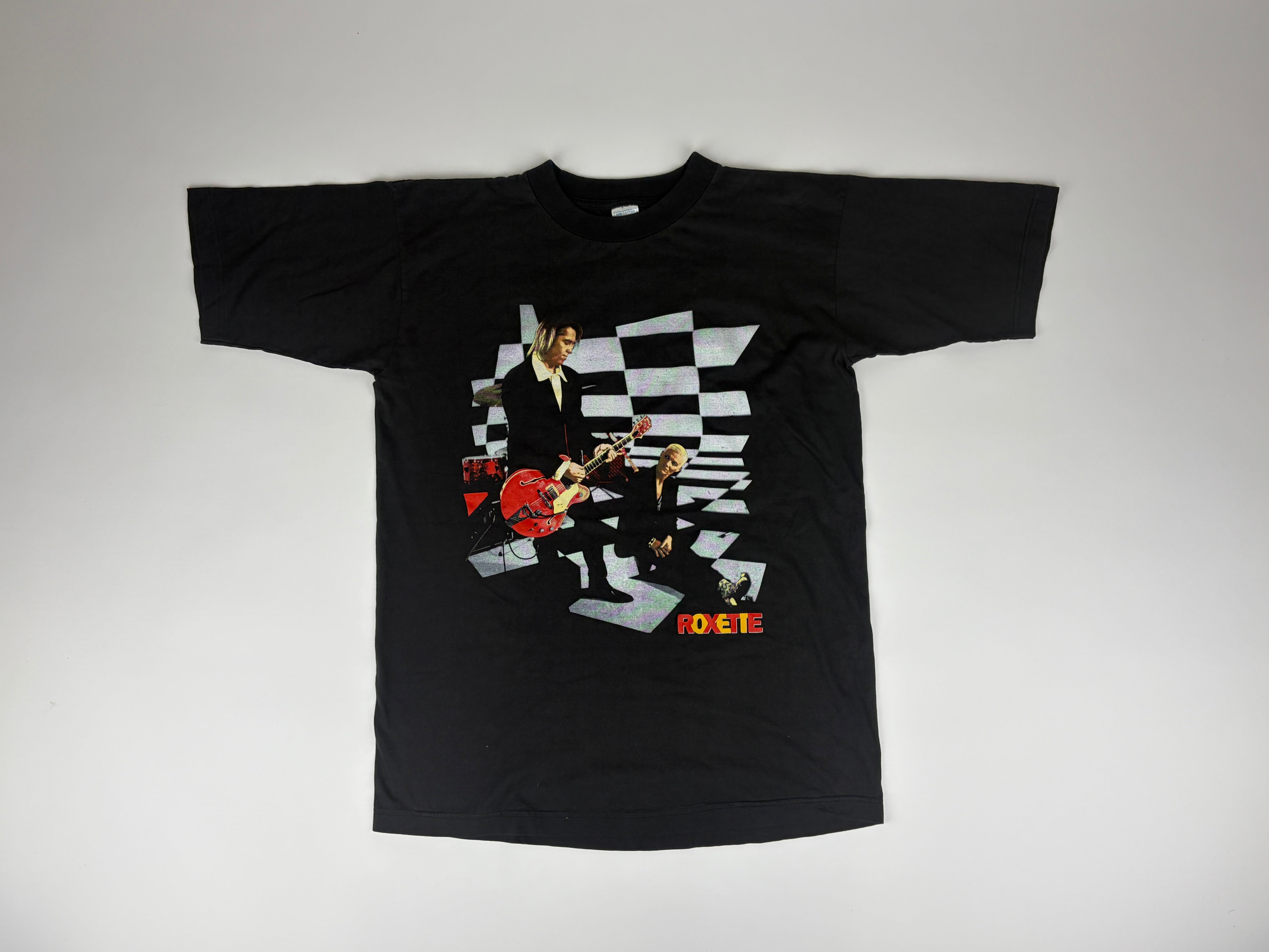 Vintage Roxette Crash Boom Bang Tour Black T-Shirt - Size L (ARCHIVE)