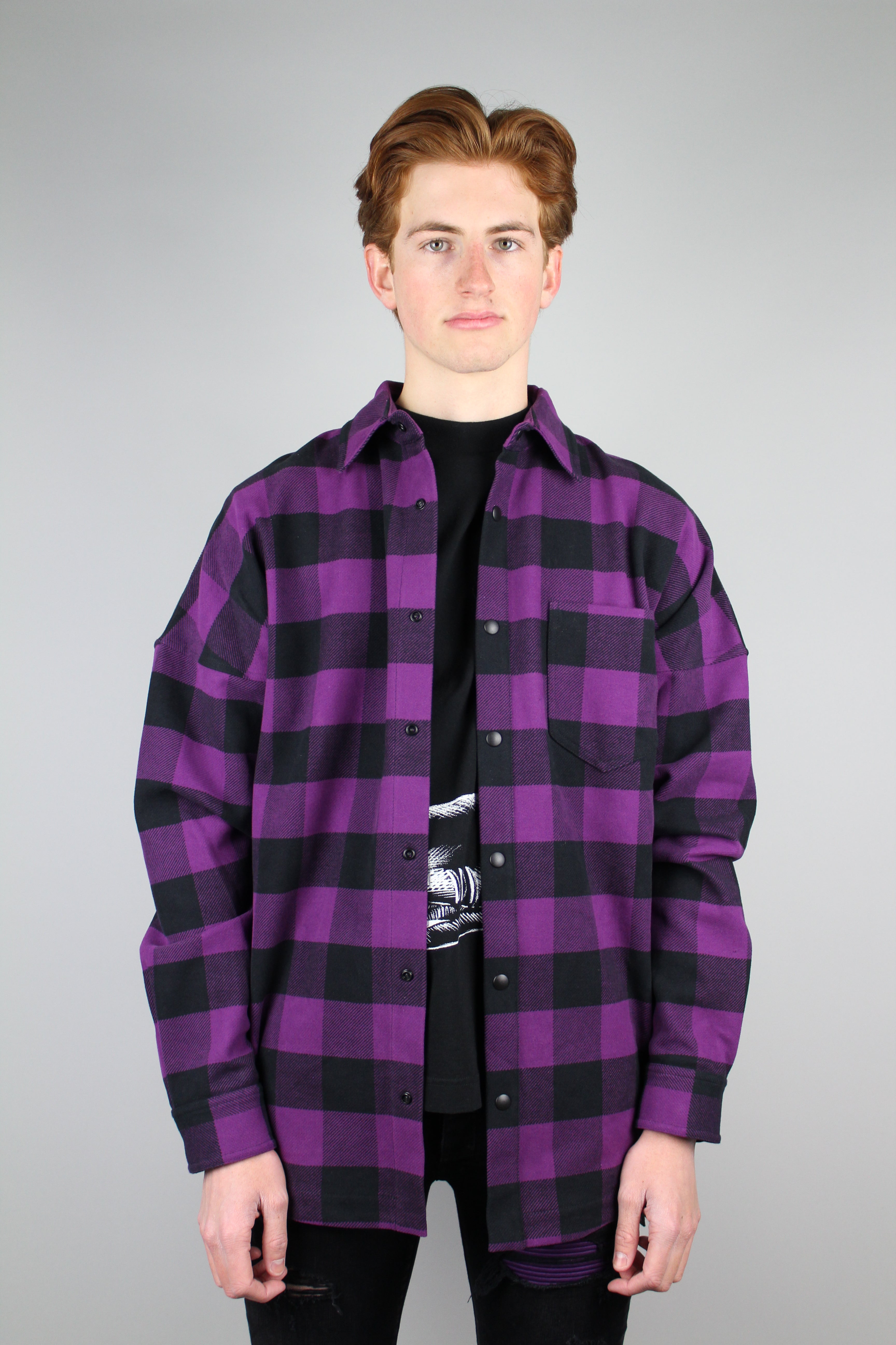 Palm Angels Overshirt 'Violet'-8338985189706-The Attic