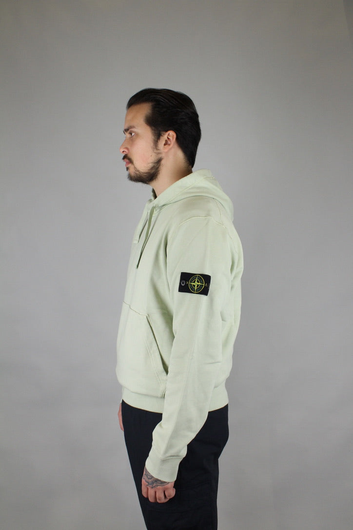 Stone Island Felpa Hoodie 'Pistachio'-8747986354506-The Attic
