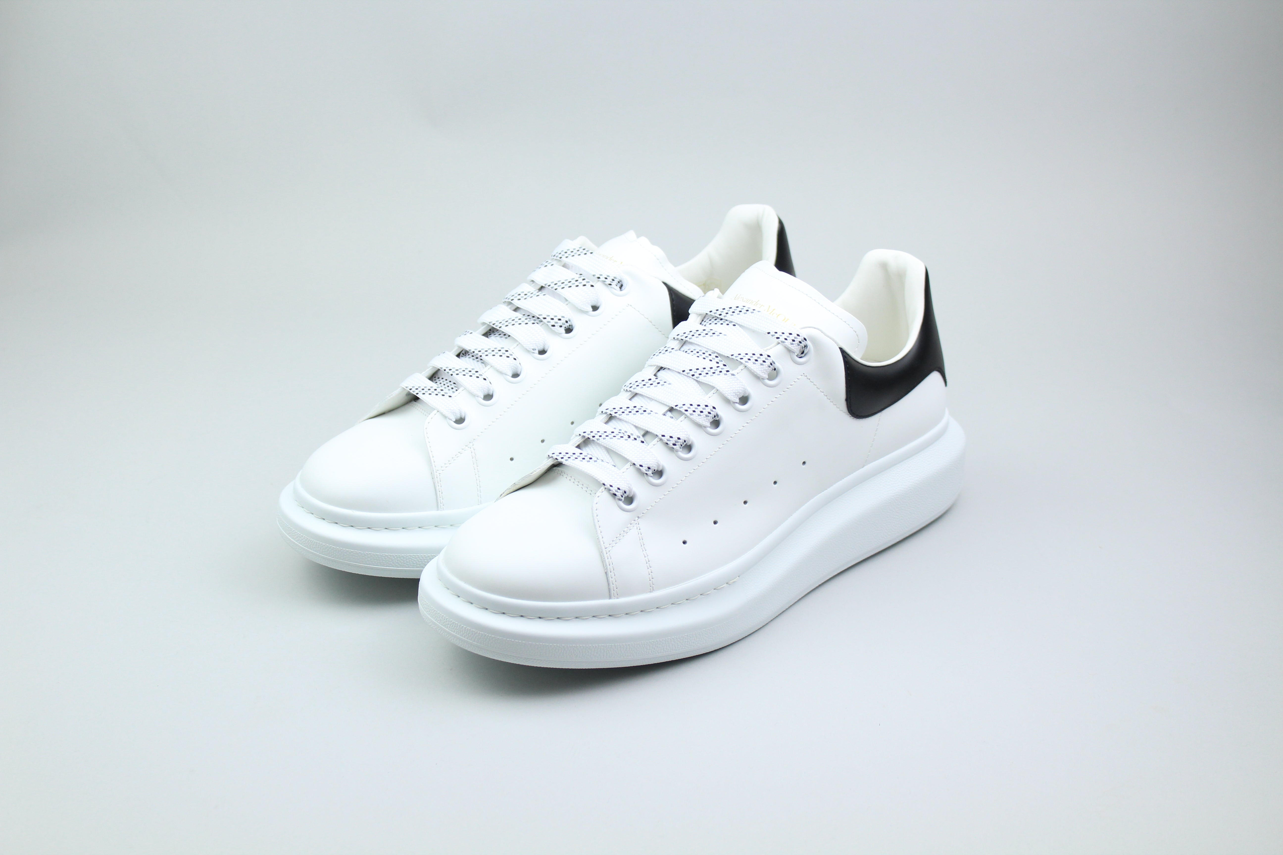 Alexander McQueen Oversized 'Ivory Black'-9992624505162-The Attic