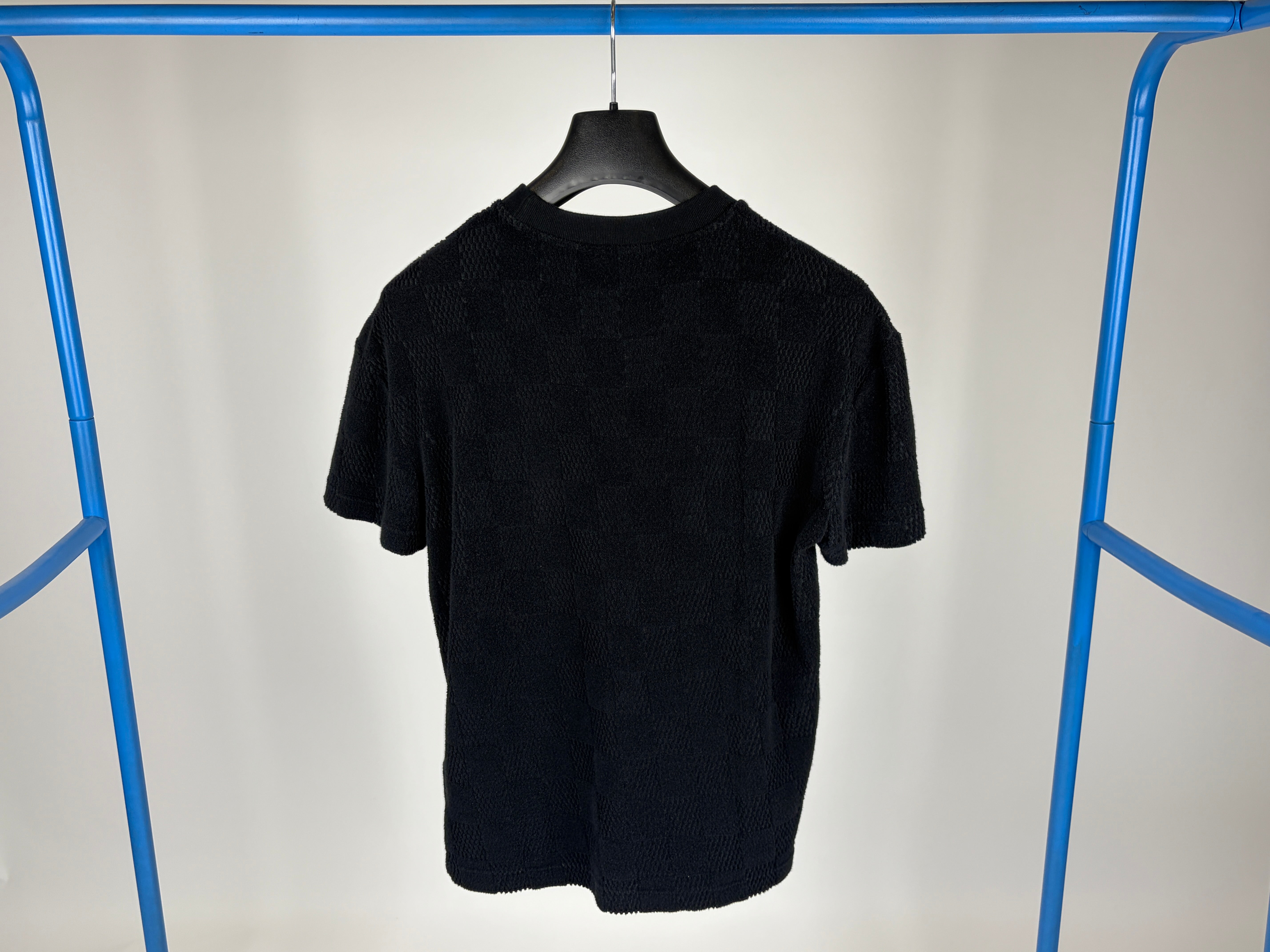 Louis Vuitton Damier French Terry Cotton T-Shirt 'Meteorite' - Size S (ARCHIVE)