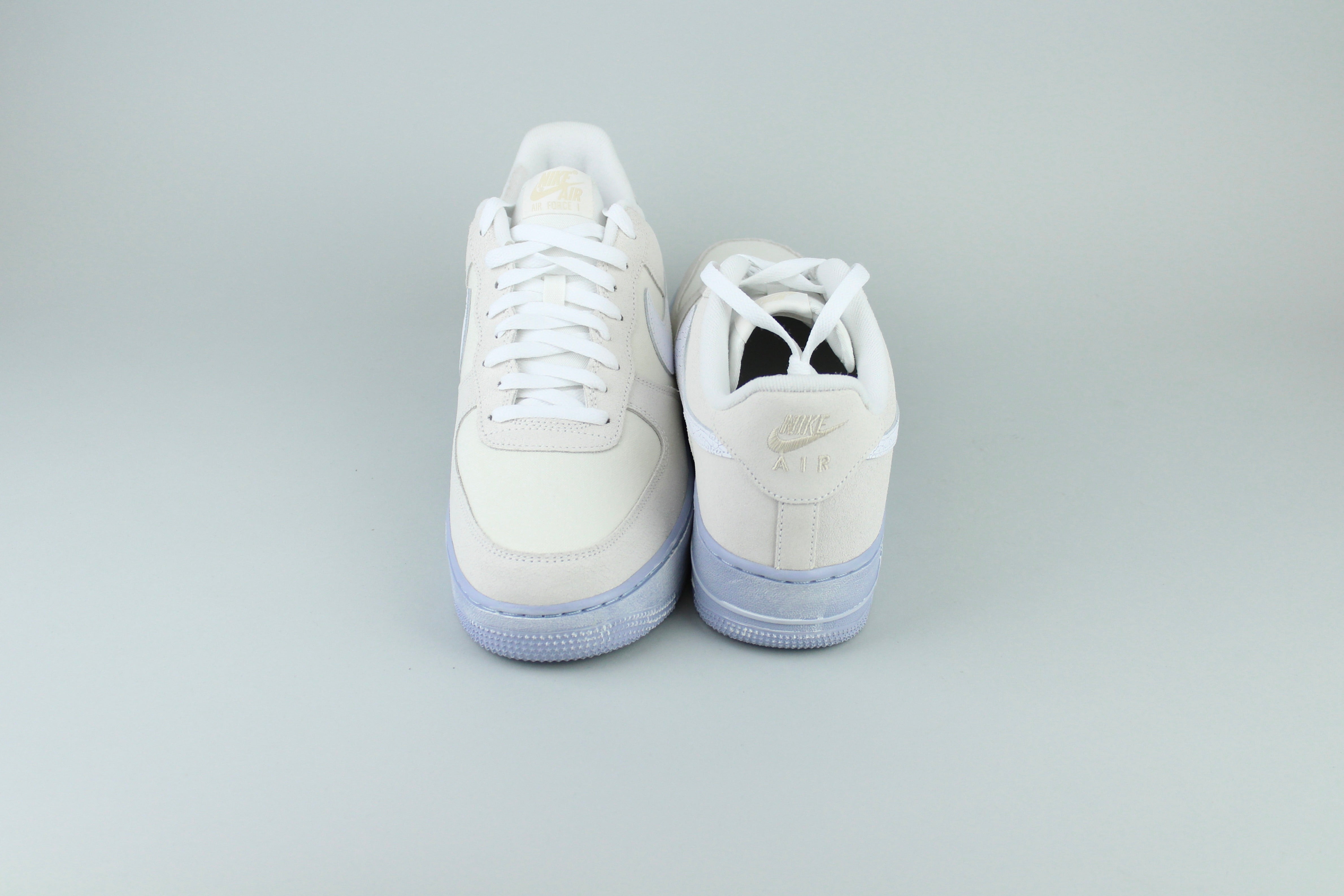 Nike Air Force 1 Low '07 LV8 EMB 'Summit White Blue Whisper' - Size 46 (ARCHIVE)-10175678873930-The Attic