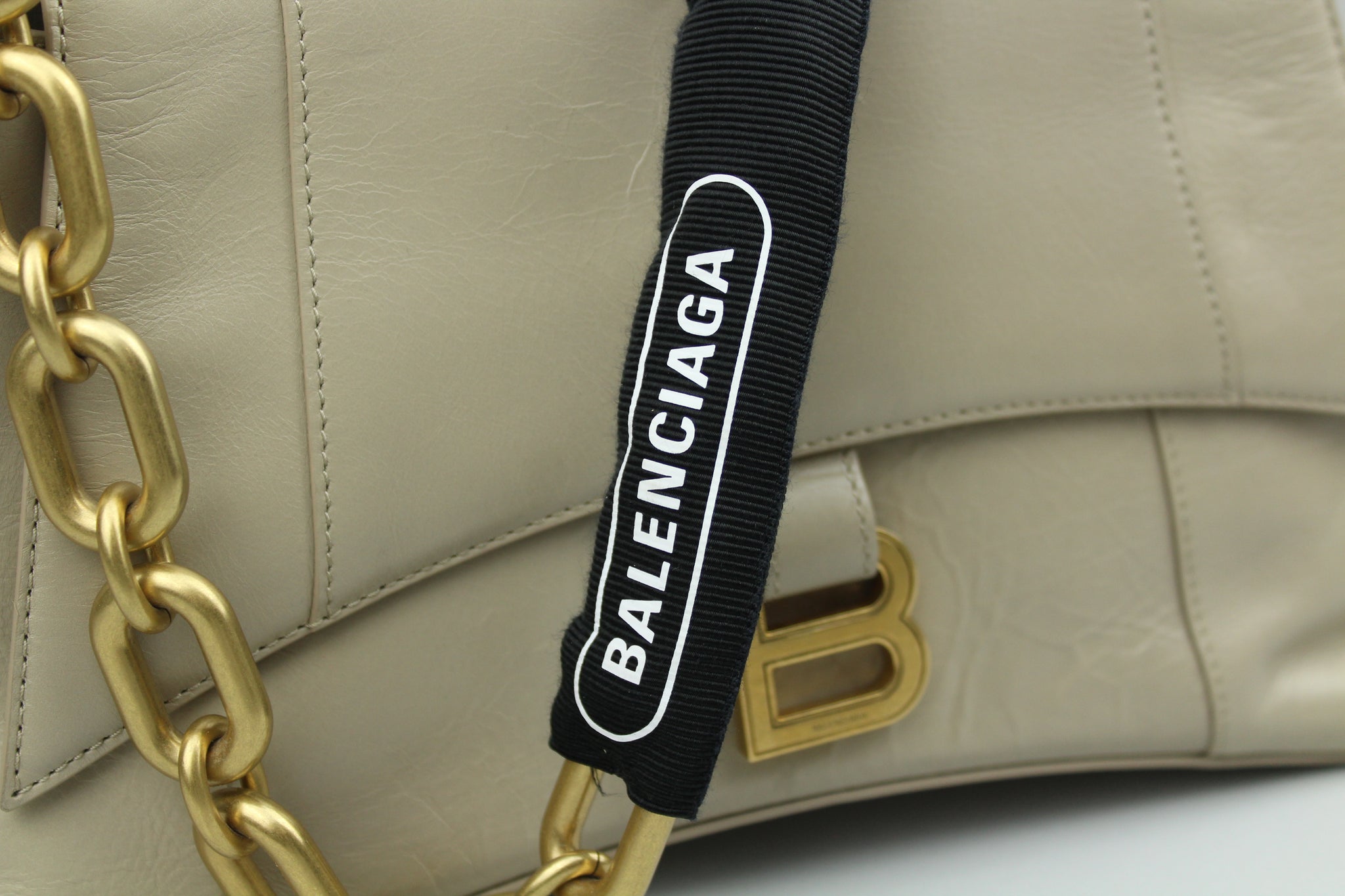 Balenciaga Downtown Chain-Handle Leather Shoulder Bag (ARCHIVE