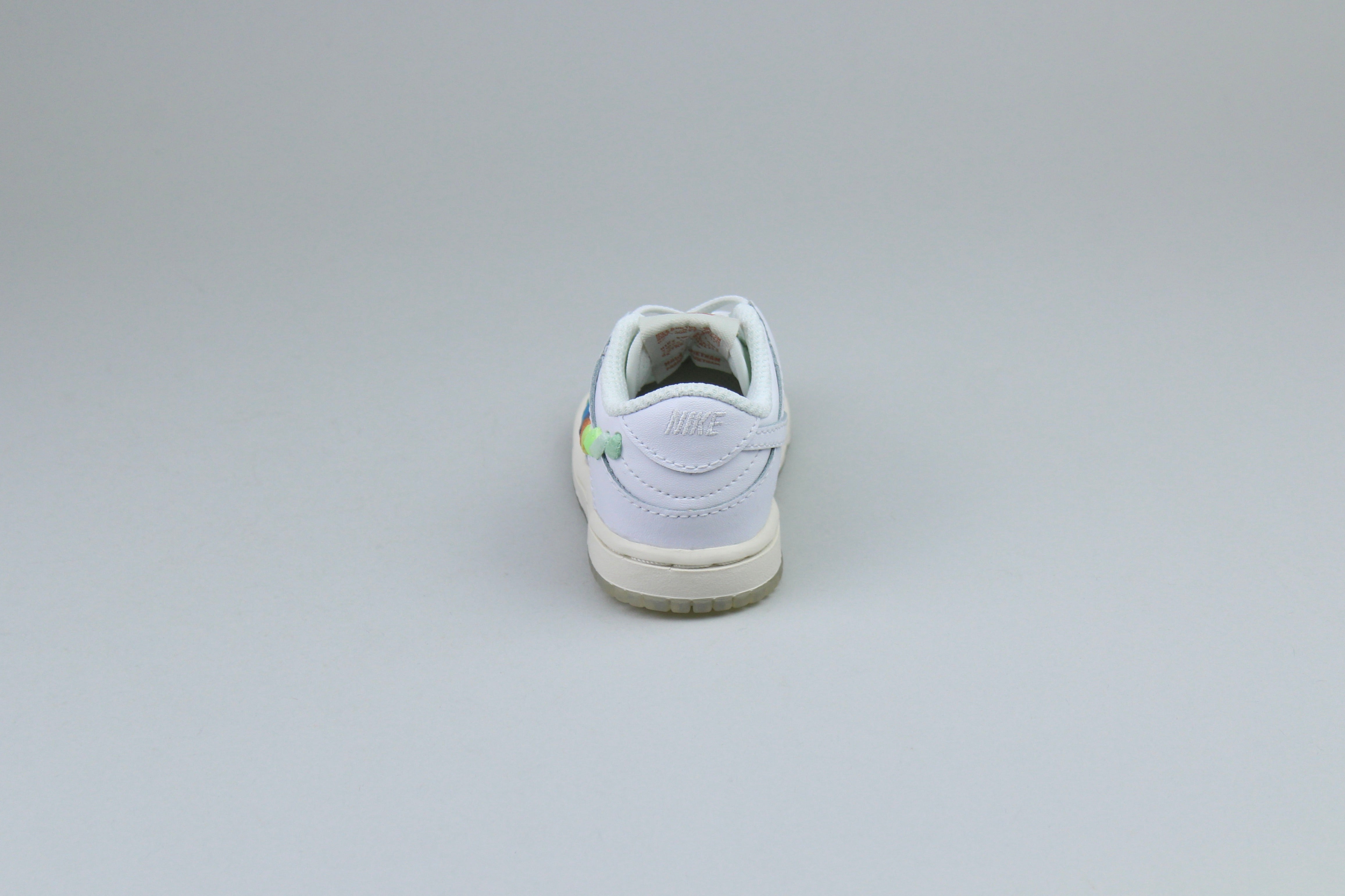Nike Dunk Low SE Rainbow Lace Swoosh 'White' (TD)-10002387566922-The Attic