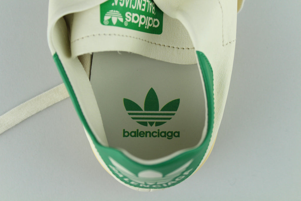 Balenciaga x Adidas Stan Smith 'Worn-Out - Off White Green' - Size 46 (ARCHIVE)-10184645181770-The Attic