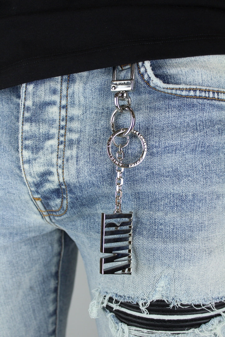 Amiri Keychain 'Silver'-9643300061514-The Attic