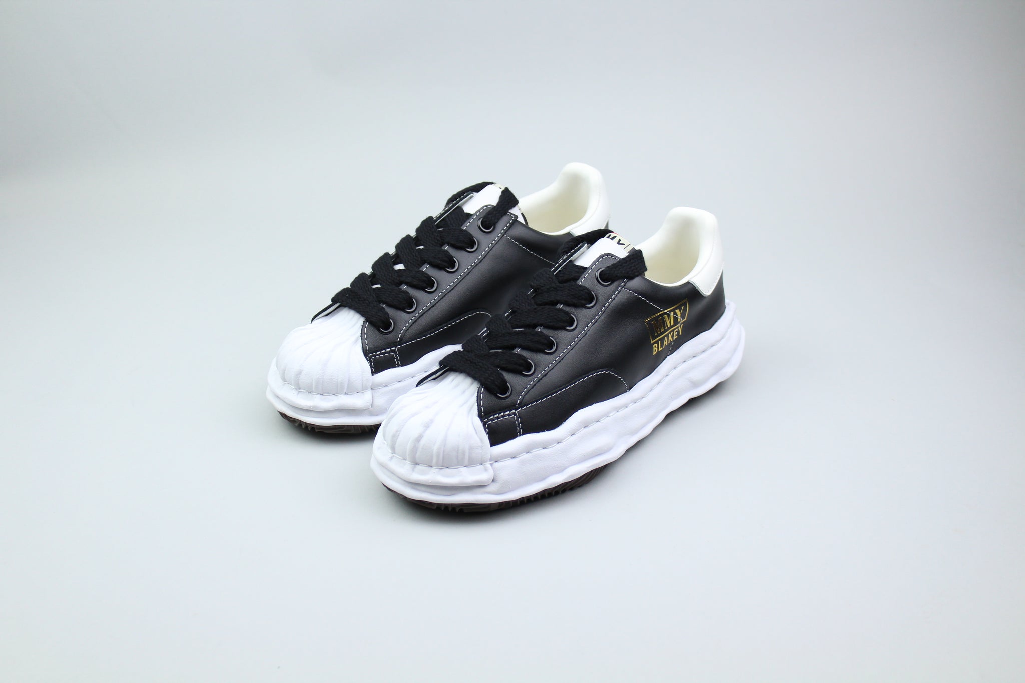 Maison Mihara Yasuhiro Blakey OG Sole Leather Low 'Black' – The Attic