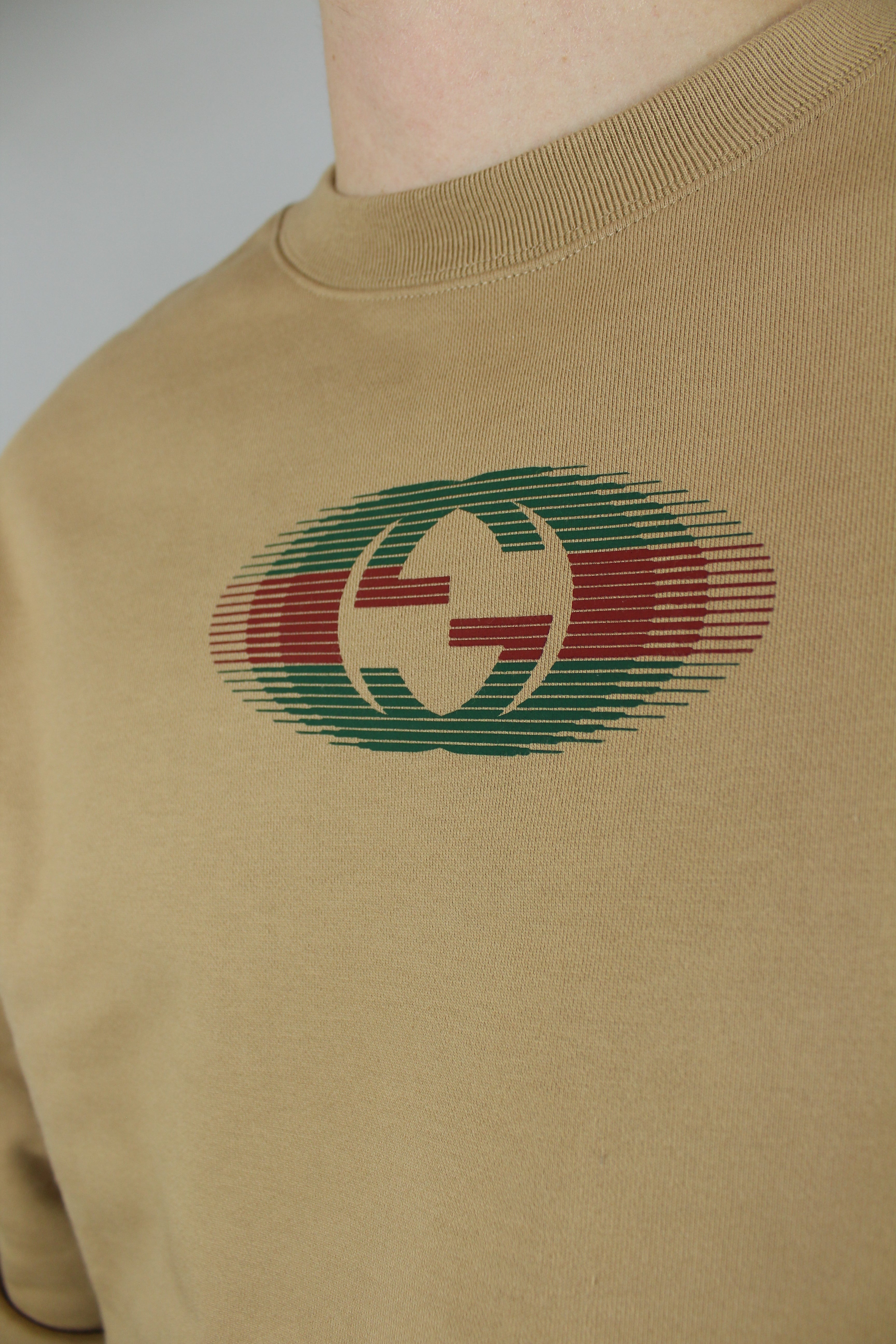 Gucci Jersey Sweatshirt 'Camel'-9649549312330-The Attic