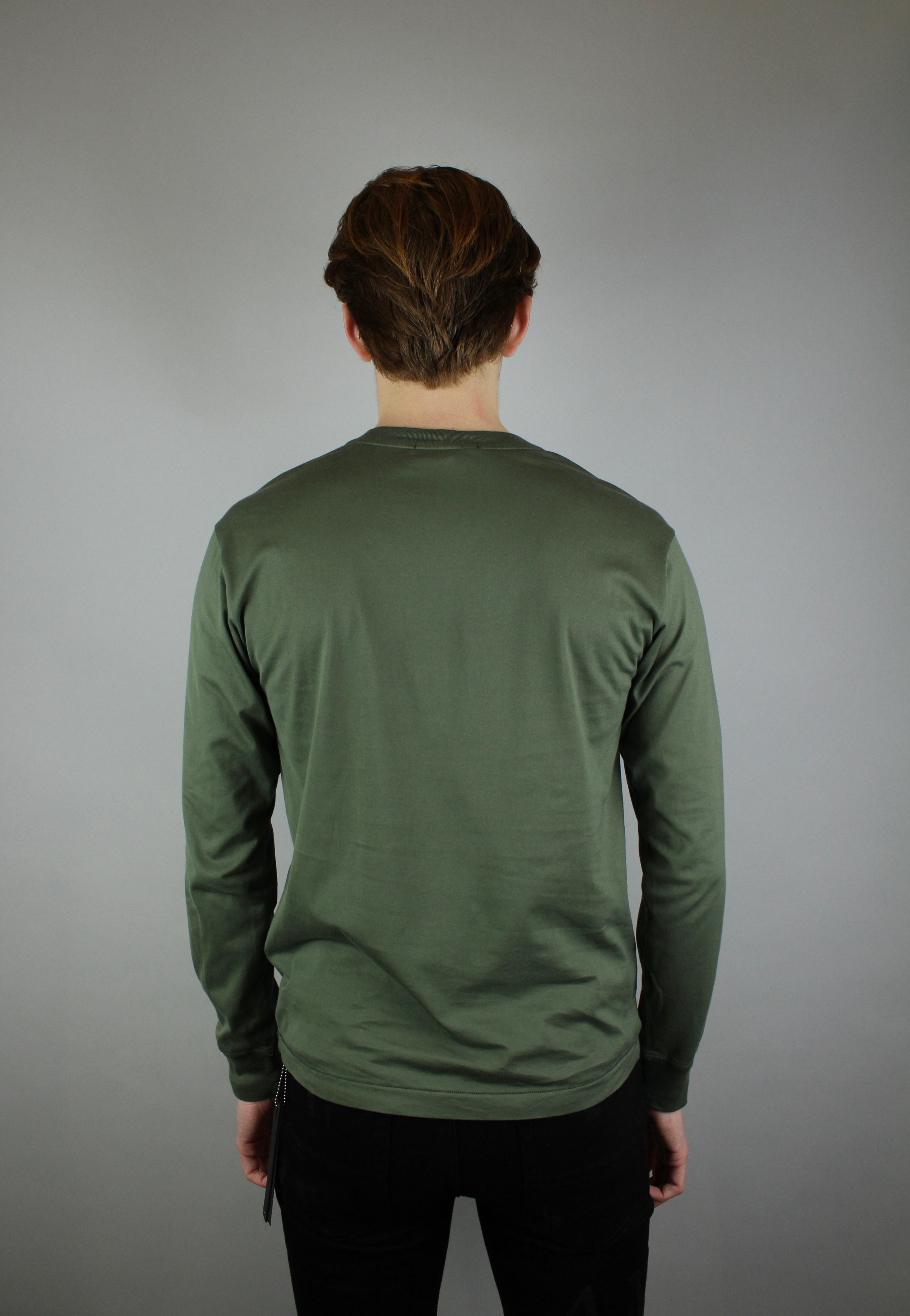 Stone Island Chest Logo Longsleeve 'Musk'-9993680322890-The Attic