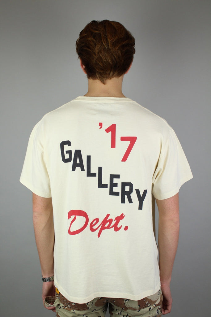 Gallery Dept. Boxing Merch Tee 'Cream'-9540570612042-The Attic