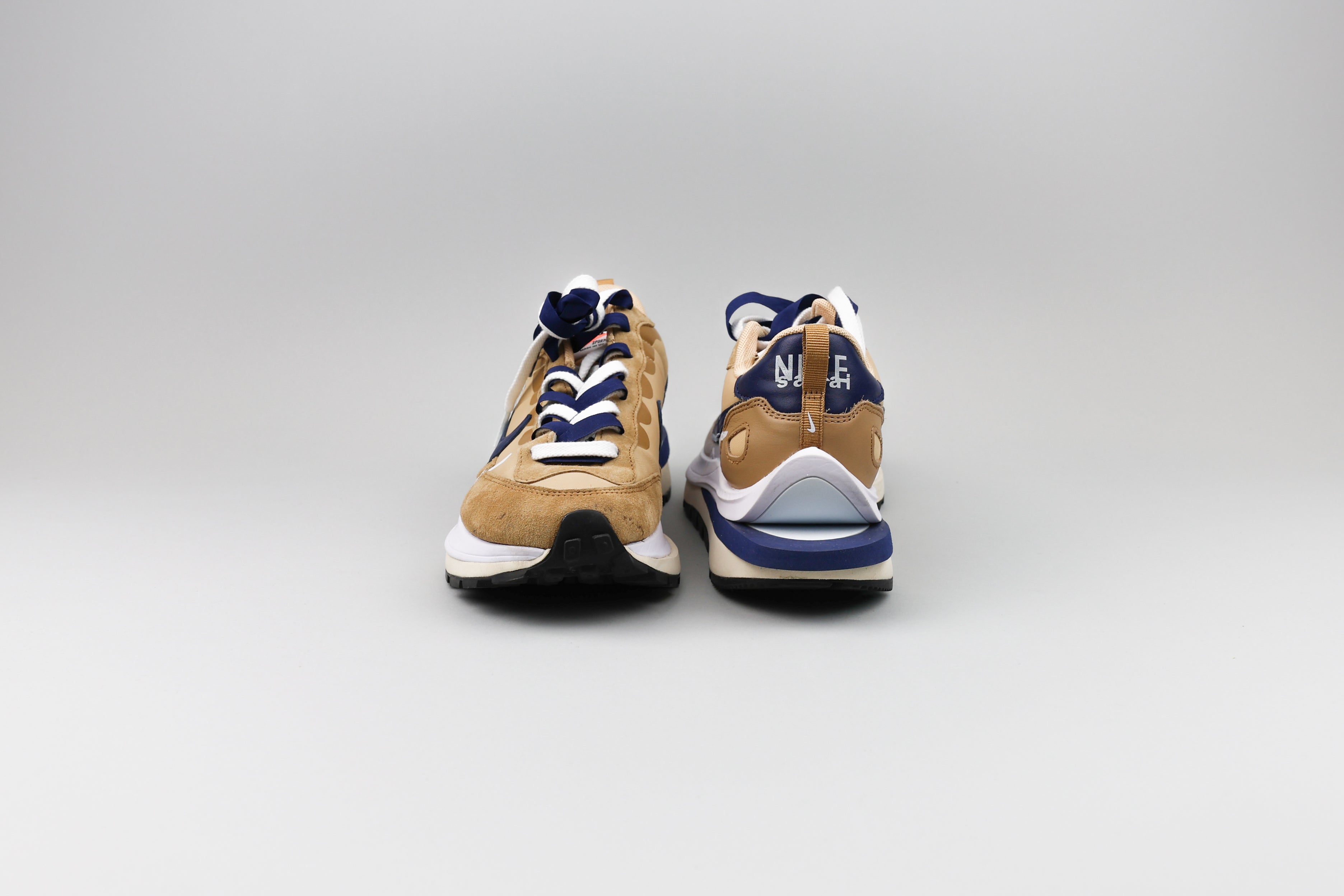 Nike Vaporwaffle Sacai Sesame Blue Void - Size 41 (ARCHIVE)-8767375802698-The Attic