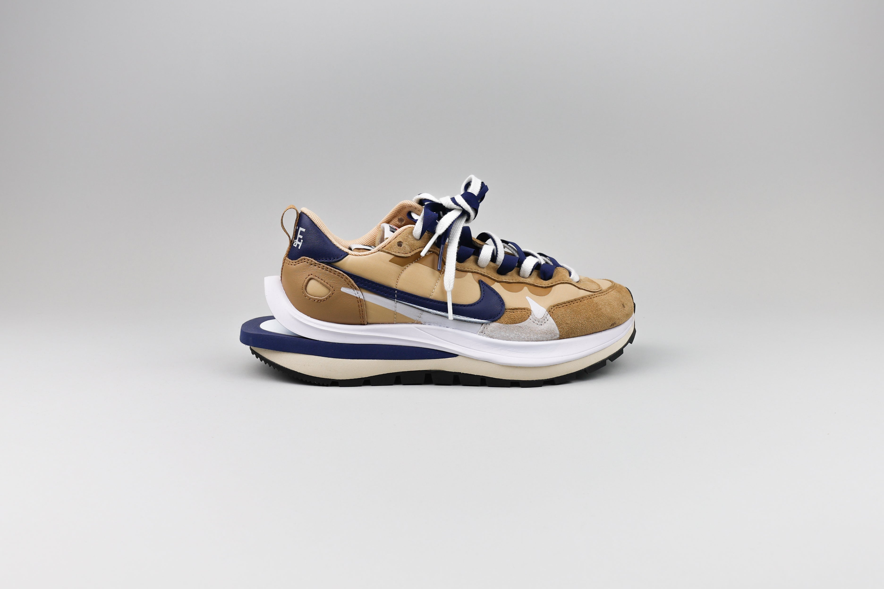 Nike Vaporwaffle Sacai Sesame Blue Void - Size 41 (ARCHIVE)-8767375802698-The Attic