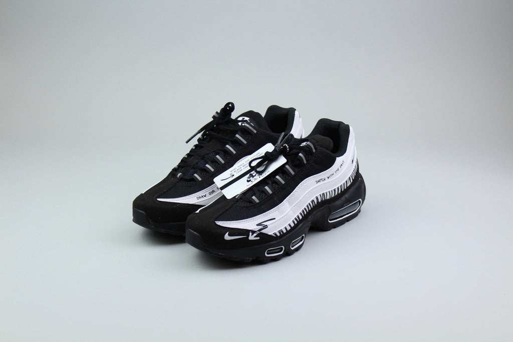 Nike Air Max 95 SP Future Movement Sketch With The Past 'Black/White' - Size 41 (ARCHIVE)-9594469908810-The Attic