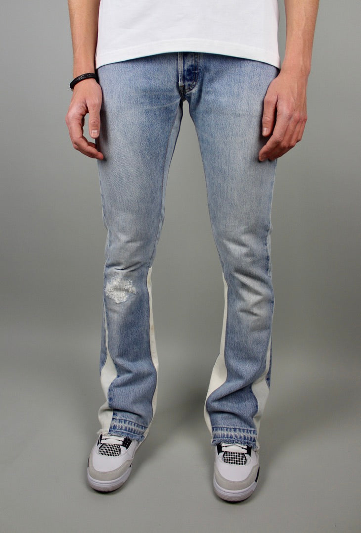 Gallery Dept. LA Flare Jeans 'Indigo Stonewashed'-8747003642186-The Attic