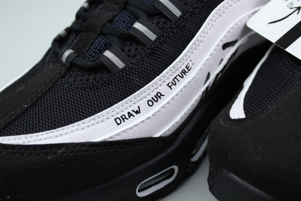 Nike Air Max 95 SP Future Movement Sketch With The Past 'Black/White' - Size 41 (ARCHIVE)-9594469908810-The Attic