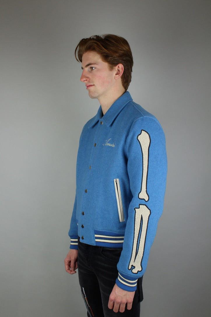 Amiri Bones Jacket 'Varsity Blue'-9644431671626-The Attic
