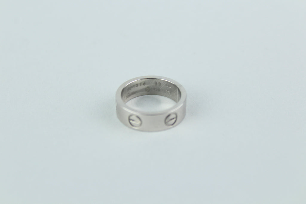 Cartier Love Wedding ring 18 Carat 'White Gold' (ARCHIVE)-10186382278986-The Attic