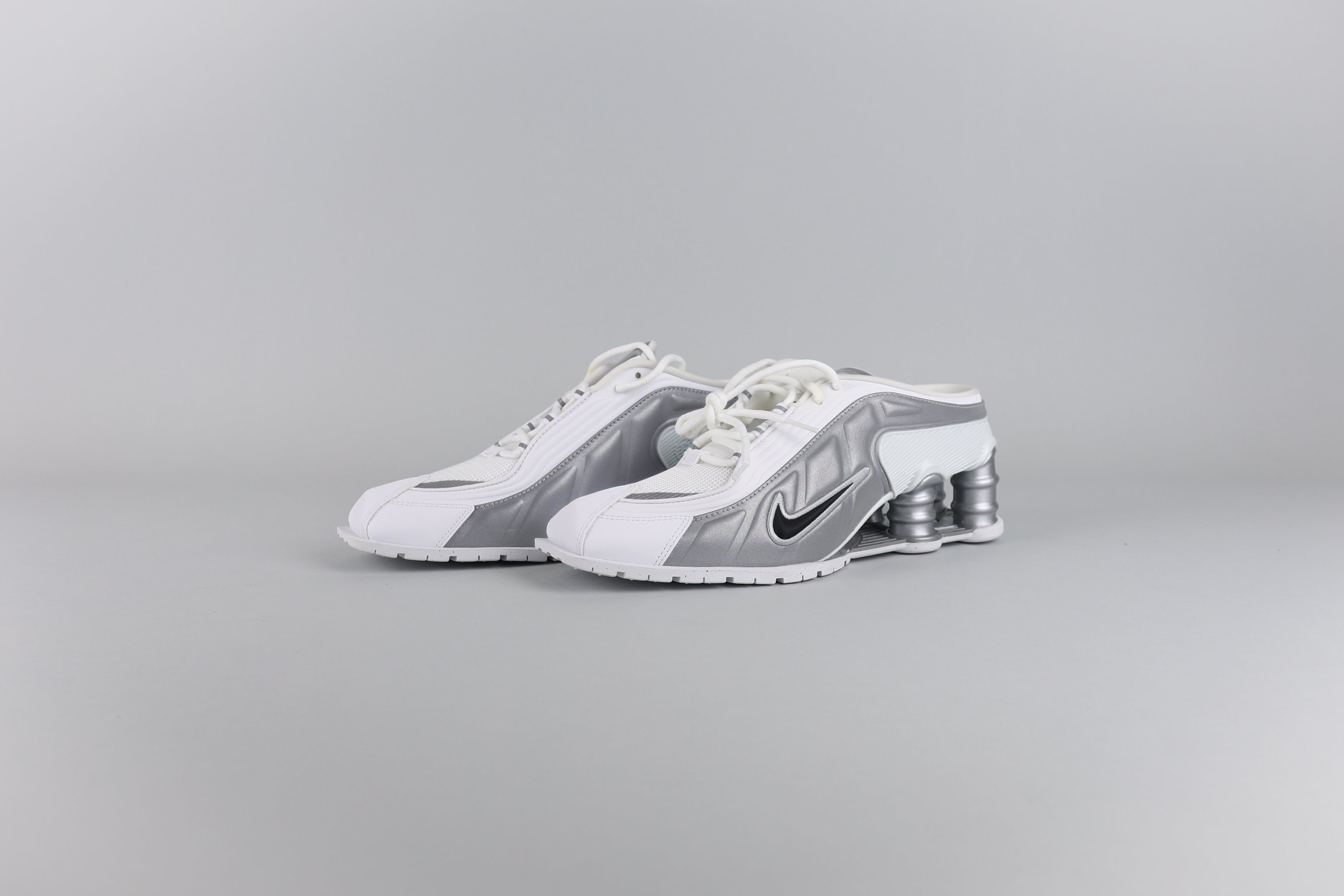 Nike Shox MR4 Mule Martine Rose 'Metallic Silver' - Size 40.5 (ARCHIVE)-8749980320074-The Attic