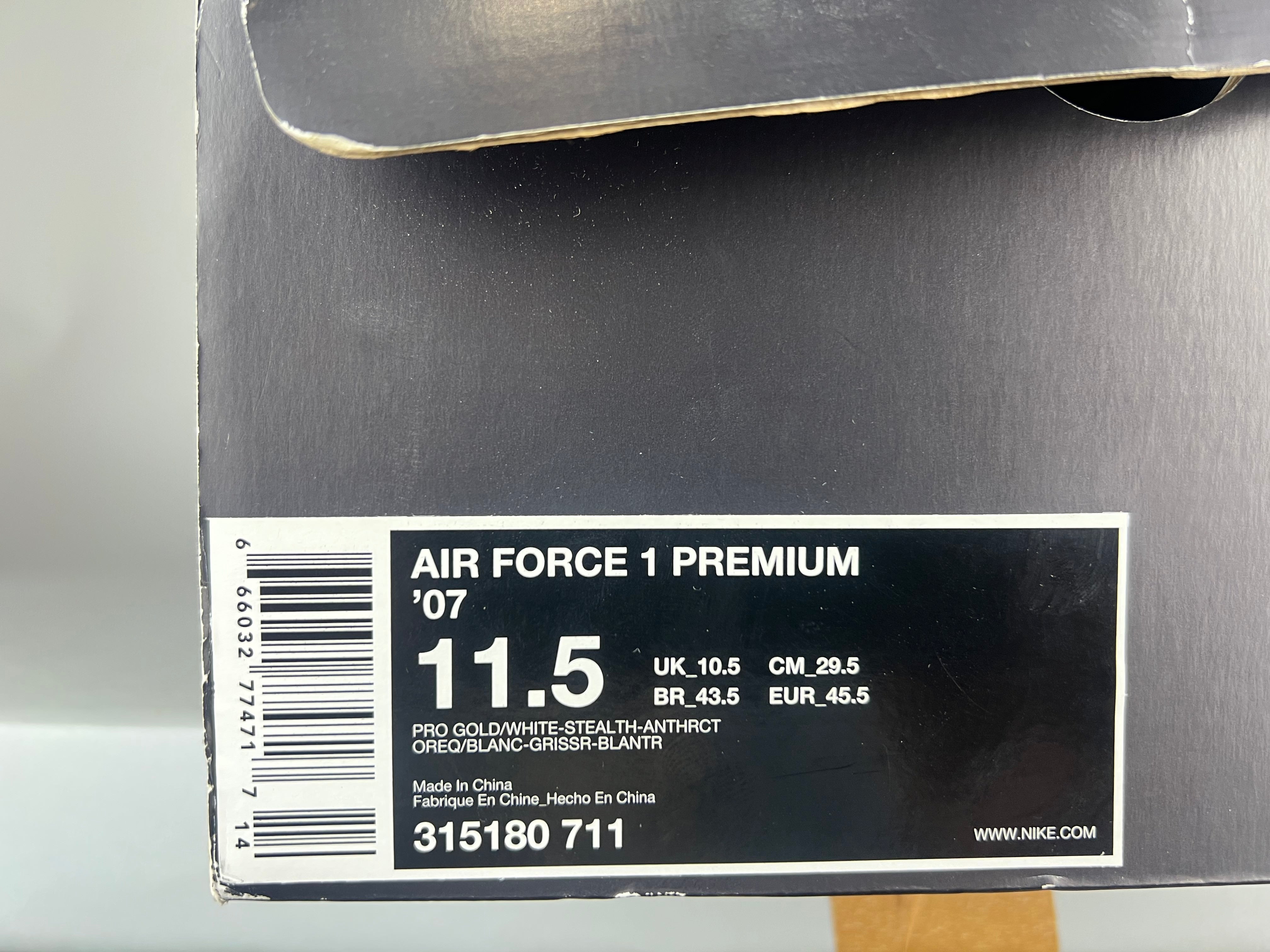Nike Air Force 1 Premium 07 'South Bronx Choz' - Size 45.5 (ARCHIVE)