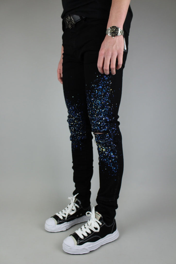 Amiri Crystal Painter Jean 'Black'-9643341349194-The Attic