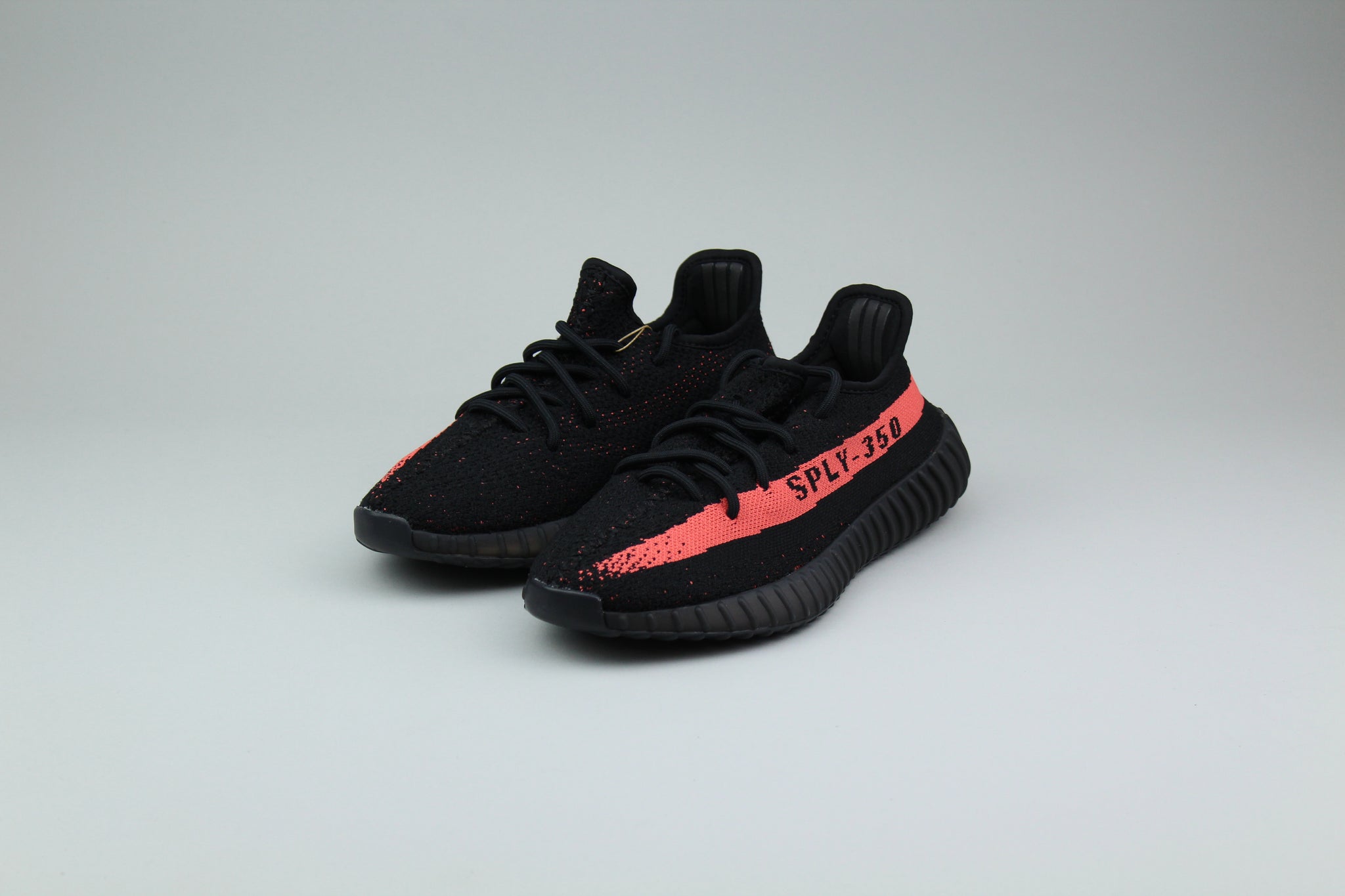 Yeezy Boost 350 V2 Adidas Yeezy Vs Nike Flyknit Adidas Yeezy Boost 350 V2 Core Black Red — Kick Game