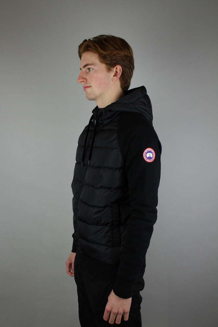 Canada Goose Hybridge Huron Zip Hoodie 'Black'-9640825815370-The Attic