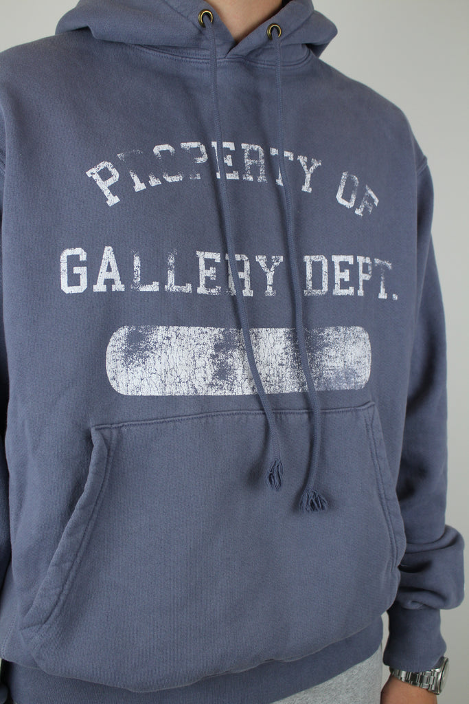 Gallery Dept. Property Of Hoodie 'Vintage Washed Navy'-10222298464586-The Attic