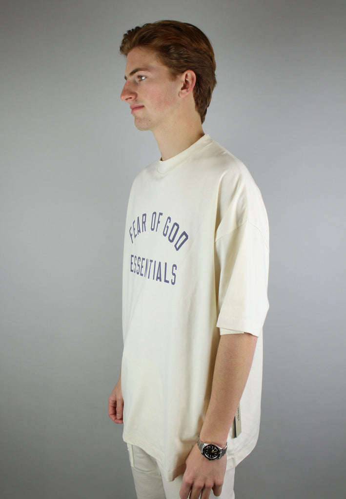 Fear of God Essentials Jersey Crewneck Tee 'Shell'-9579768774986-The Attic