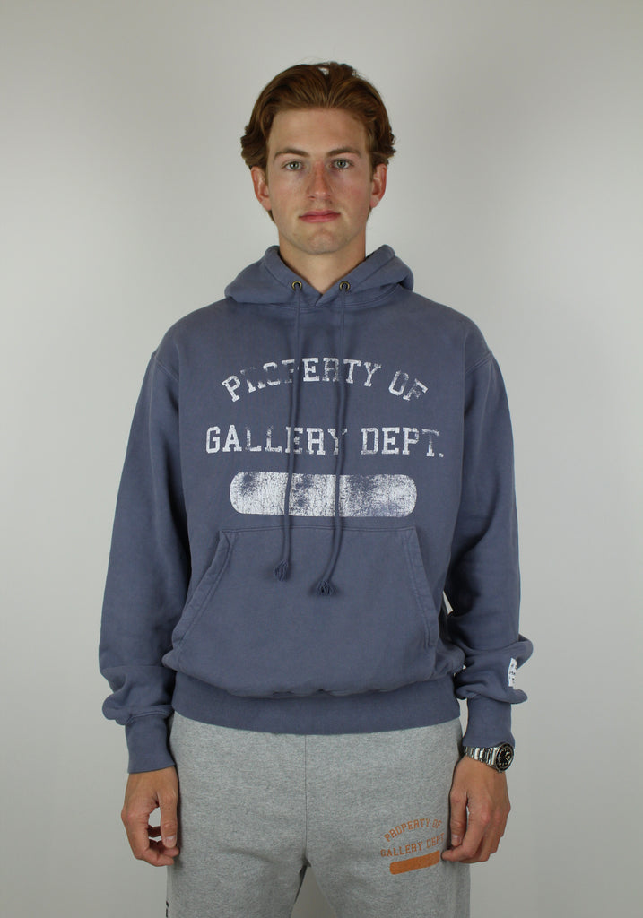 Gallery Dept. Property Of Hoodie 'Vintage Washed Navy'-10222298464586-The Attic