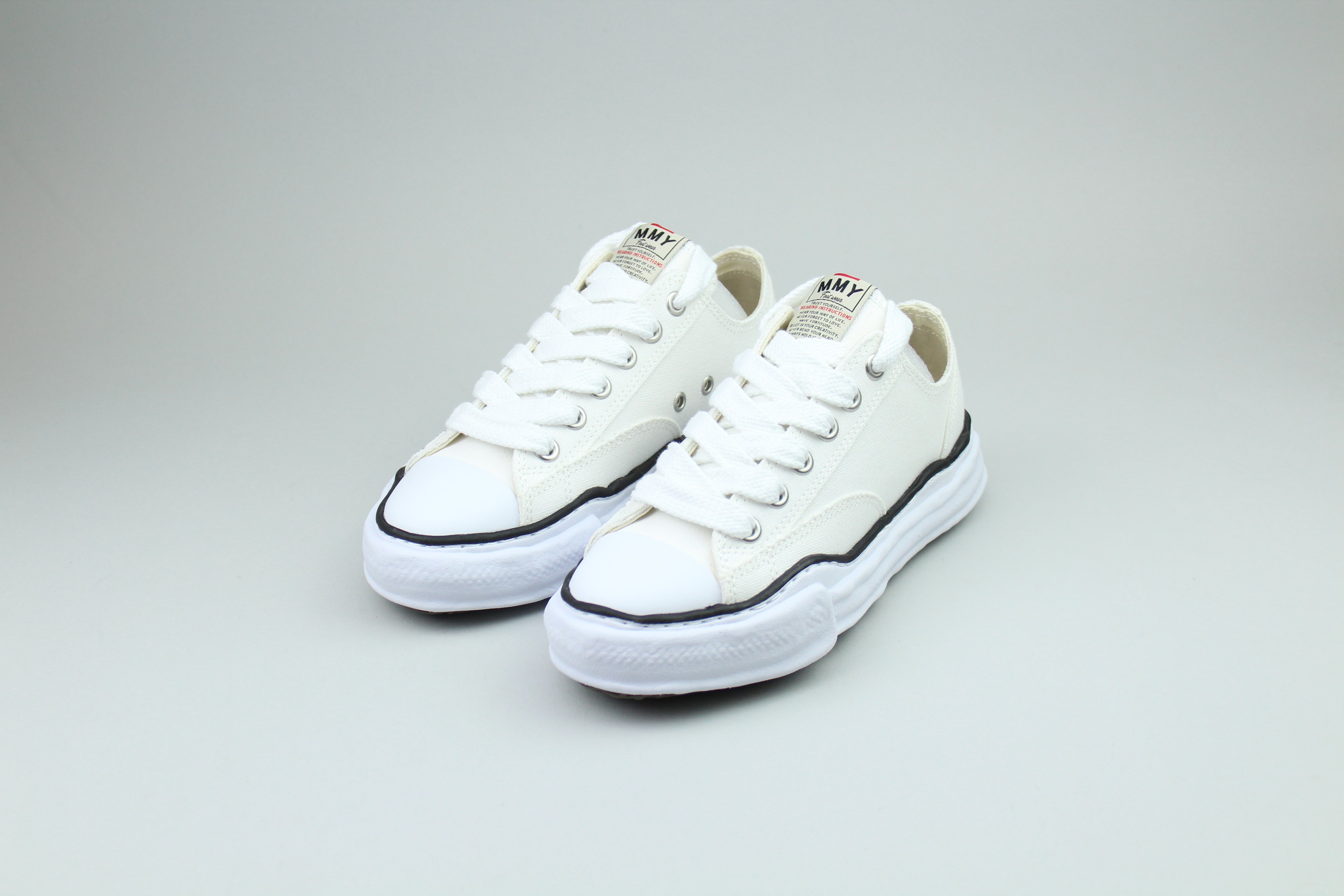 Maison Mihara Yasuhiro Peterson OG Sole Canvas Low 'White'-10010106724682-The Attic