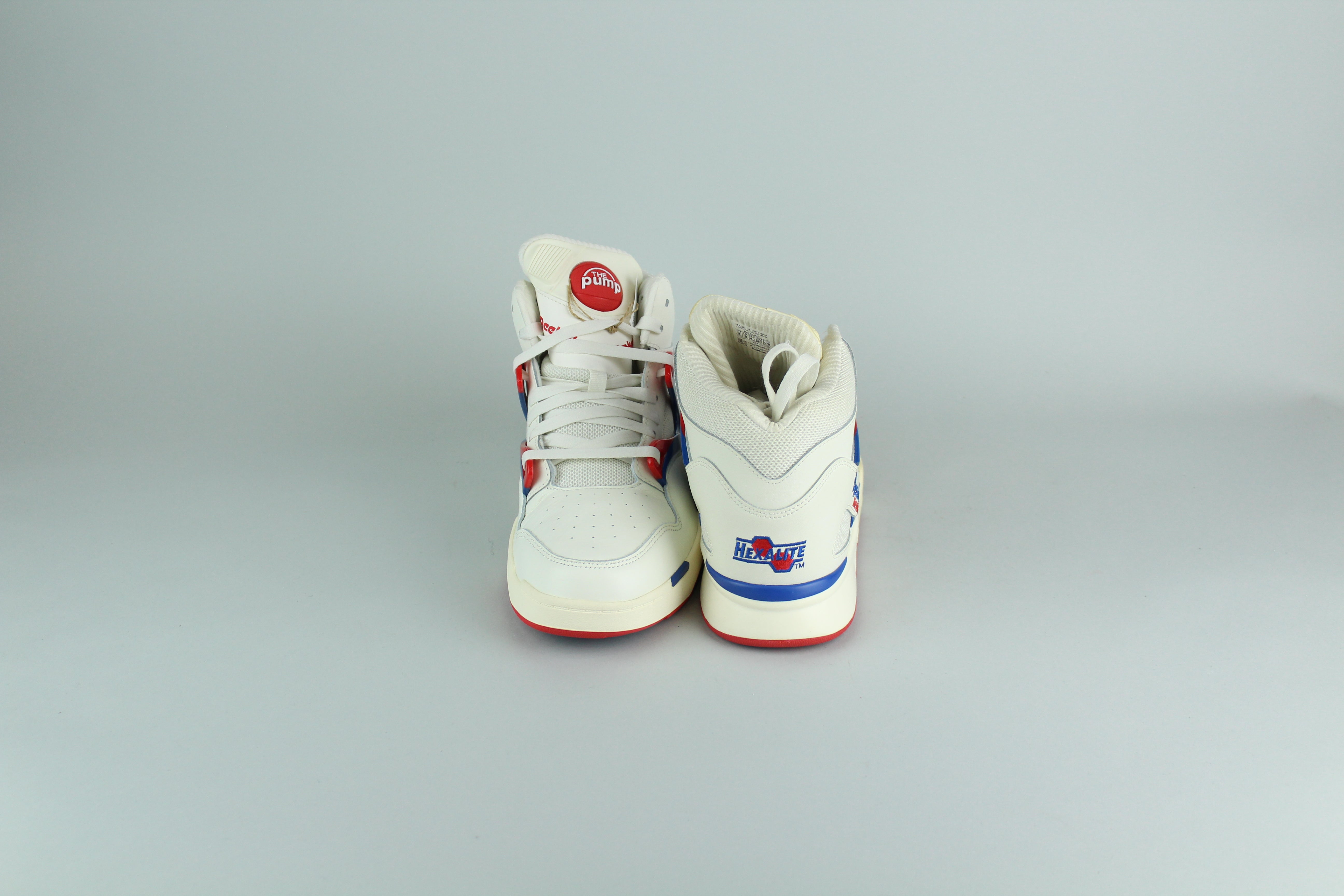 Reebok Pump Omni Zone II Chalk 'Vector Blue' - Size 42 (ARCHIVE)-10262687285578-The Attic
