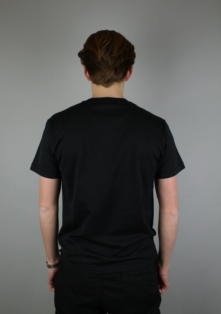 Stone Island Chest Logo T-Shirt 'Black'-9638434341194-The Attic