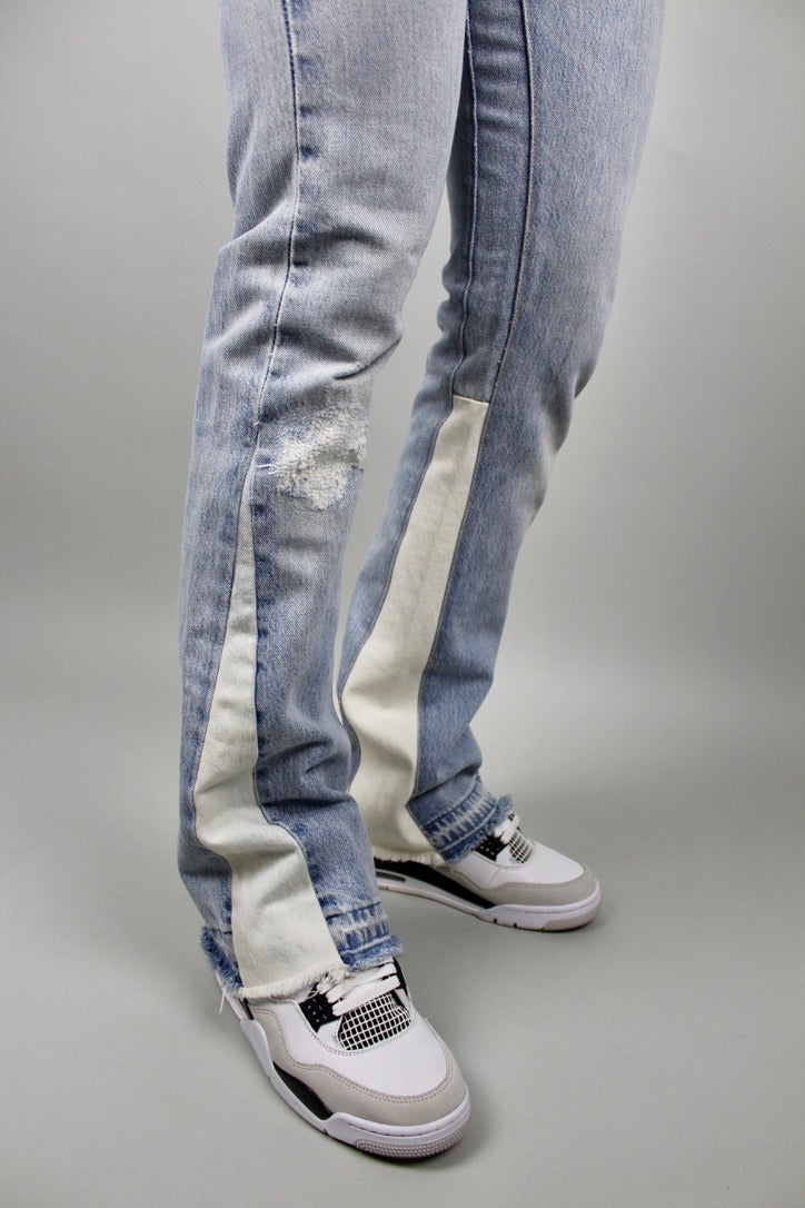 Gallery Dept. LA Flare Jeans 'Indigo Stonewashed'-8747003642186-The Attic