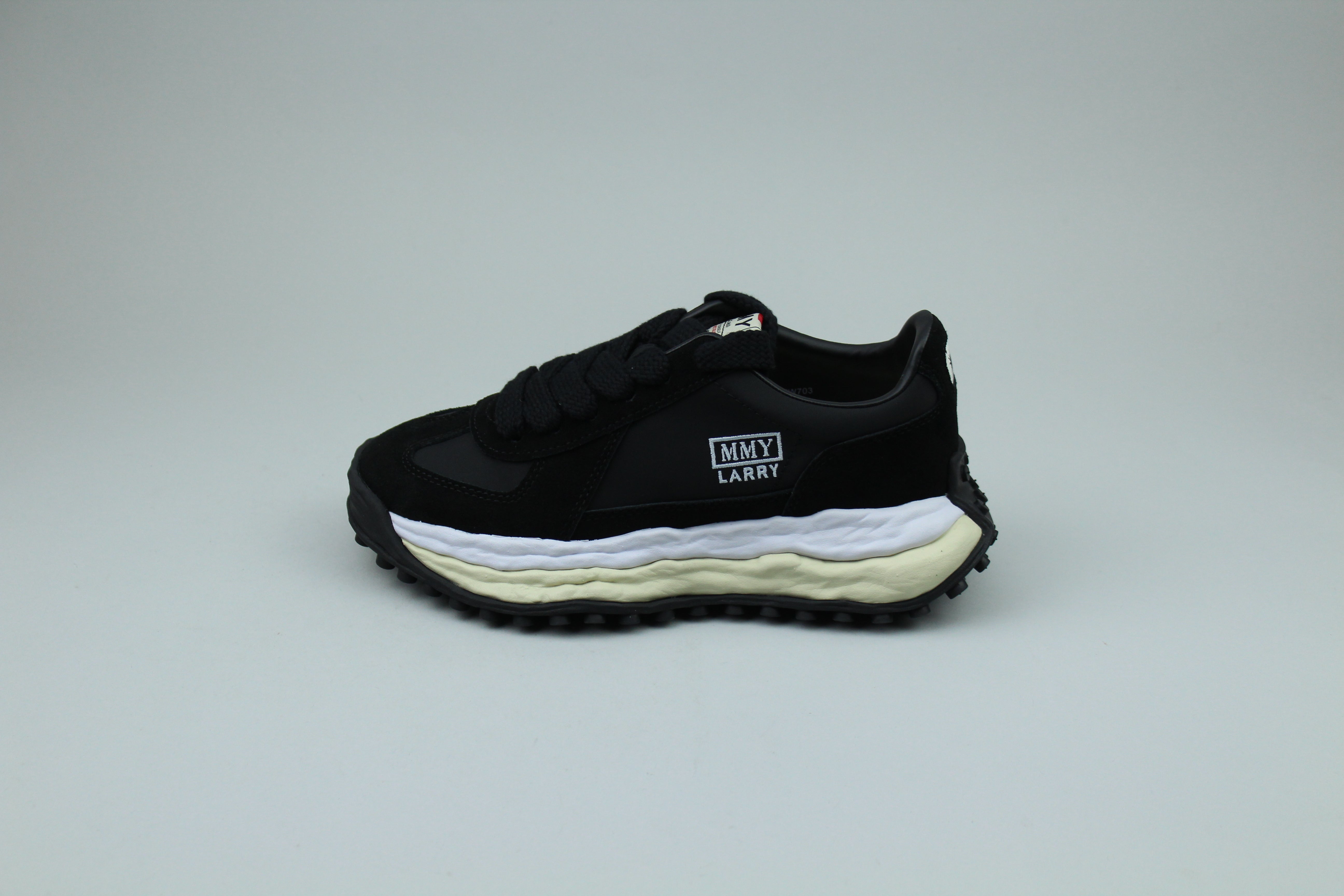 Maison Mihara Yasuhiro Larry OG Sole Low-cut Sneaker 'Black'-10076530803018-The Attic