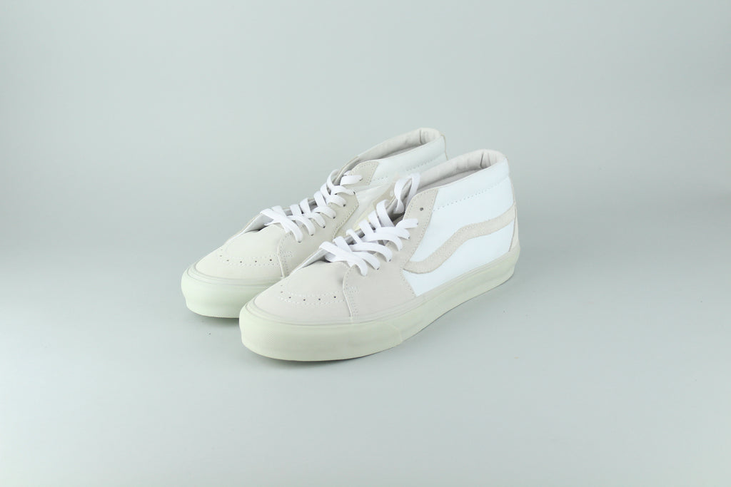 JJJJOUND x Vans Sk8-Mid VLT LX 'True White' - Size 46 (ARCHIVE)-10249099903306-The Attic