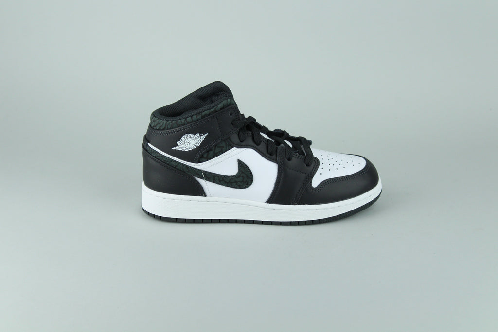Air Jordan 1 Mid SE 'Panda Elephant' (GS) - Size 38 (ARCHIVE)-10191961456970-The Attic
