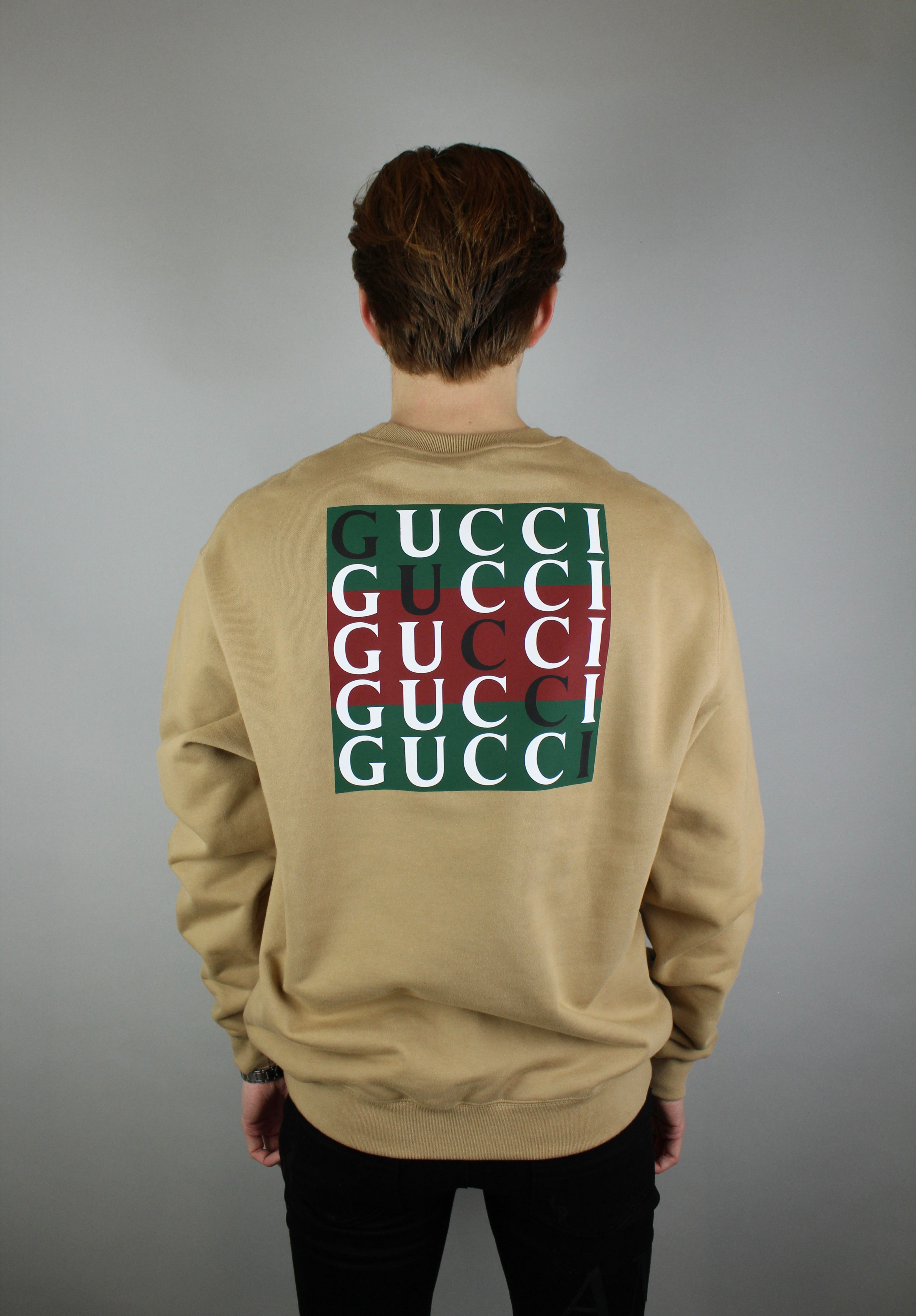 Gucci Jersey Sweatshirt 'Camel'-9649549312330-The Attic